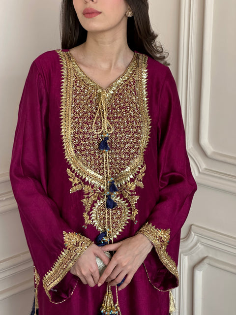 Magenta Kaftan