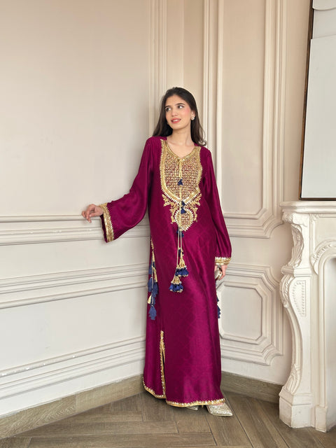 Magenta Kaftan