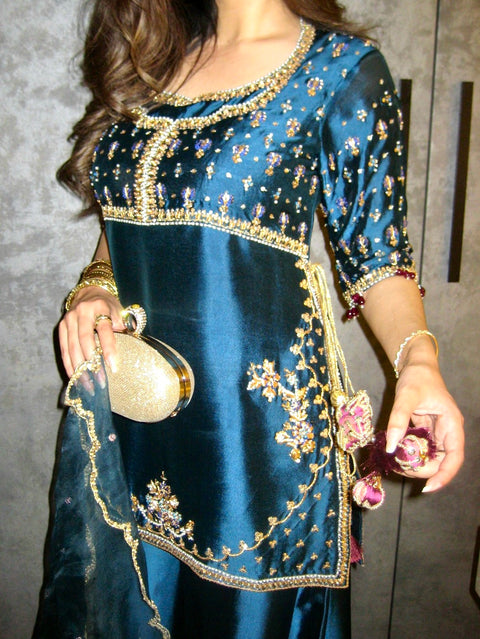 Teal blue Outfit