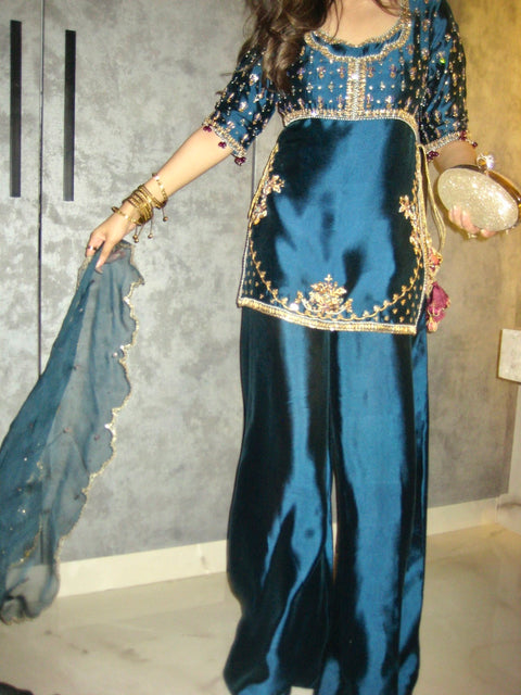 Teal blue Outfit